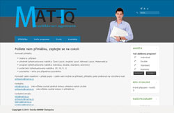 Stránky vzdělávací agentury Mat-iq