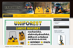 Lesní a zahradní technika Uniforest.